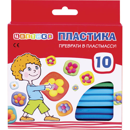 Пластика 10 цв., Цветик, термофикс.,200гр 3441070 ЗХК Пластика 10 цв., Цветик, термофикс.,200гр 3441070 ЗХК