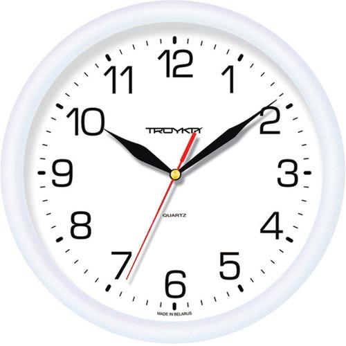 Часы настенные TROYKA белые 21210213 Часы настенные TROYKA белые 21210213