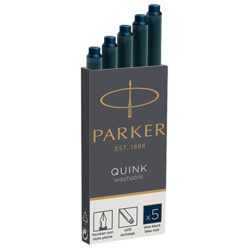 Капсулы для перьевых ручек темно-синие набор 5шт. PARKER (цена за шт.) S0116250/1950385 Капсулы для перьевых ручек темно-синие набор 5шт. PARKER (цена за шт.) S0116250/1950385
