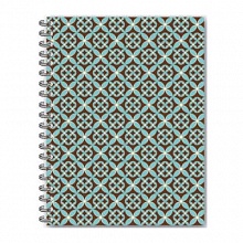 Тетрадь спираль 201х161мм 100л ФЕНИКС клетка 37793, 33910, 33917