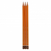 Карандаши чернографитные  3шт. HB,B,H Koh-i-Noor, 1500/3