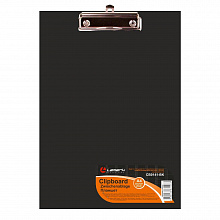 Доска с зажимом А3 ПВХ черный LAMARK CB0442-BK