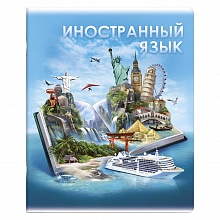 Тетрадь предметная Иностранный язык 48л клетка Книга знаний Феникс, 60498
