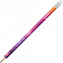 Карандаш пластиковый чернографитный HB с ластиком трехгранный MAPED Cosmic Teens 851812