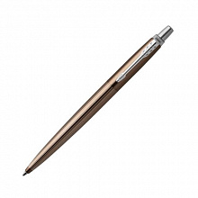 Ручка шариковая автоматическая 1мм синий стержень PARKER Jotter Premium Carlisle Brown Pinstripe CT M 1953201