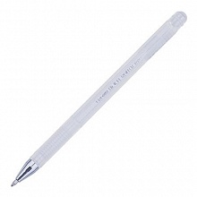 Ручка гелевая 0,8мм белый стержень CROWN Pastel, HJR-500P