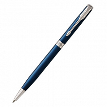 Ручка шариковая поворотный механизм 1мм черный стержень PARKER SONNET Core Slim LaqBlack CT M 1945365/K439