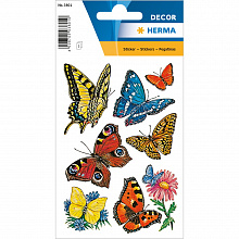 Наклейки Большие бабочки HERMA DECOR 3801