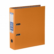 Регистратор 7,5см оранжевый несъемный механизм Expert PVC classic, 251795