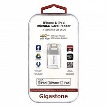 Картридер Gigastone Logo iOS для iPhone и iPad CR-8600