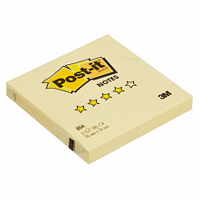 Блок самоклеящийся 76х76мм 100л желтый 3M Post-it Original 7100020253