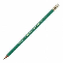 Карандаш пластиковый чернографитный HB с ластиком шестигранный BIC Evolution Франция, 8803323