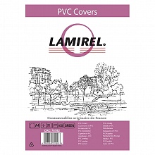 Обложка для переплета пластик А4 150мкм зеленая/прозрачная Lamirel Transparent LA-78782