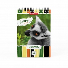 Блокнот А6 60л спираль клетка Lemur Style Erich Krause, 49664