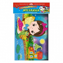 Мозаика из мягкого пластика мерцающая А3 Маленькая фея КТС-ПРО, С1573-74