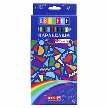 Карандаши  24 цв Абстракция Проф-Пресс TM Profit, КЦ-8364