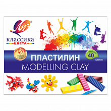 Пластилин 40 цв Классика Луч 30с1922-08