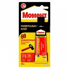 Клей универсальный 30мл Момент Особопрочный блистер, 1137990