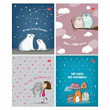 Тетрадь спираль  48л клетка Чувства Полином, 23с4-48