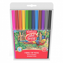 Фломастеры 12 цветов Super Washable Erich Krause ArtBerry, 33050