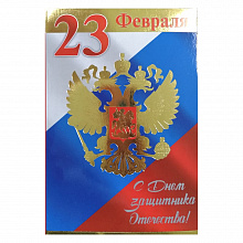 Открытка А5 средний 23 Февраля 023.633 МП