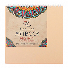 Блокнот для зарисовок 280х280мм 40л Sketchbook Полином 2829