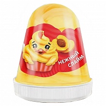 Слайм 130гр желтый персик Monster's Slime Fluffy KiKi, FL016