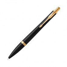 Ручка шариковая автоматическая 1мм синий стержень PARKER Urban Core K309 Muted Black GT 1931576