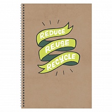 Тетрадь спираль  96л  А4 клетка Eco-friendly. Дизайн 8 Канц-Эксмо, ТСЛ4964899