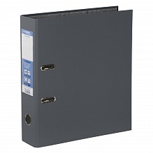 Регистратор 7,5см серый съемный механизм Expert PVC classic, 25166
