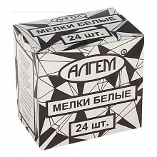 Мел белый 24шт АЛГЕМ НМБ-24