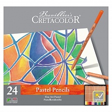 Набор пастельных карандашей 24 цв в металлическом пенале Fine Art Pastel CretacoloR, CC470 24