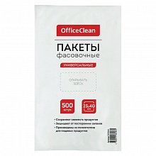 Пакет фасовочный 25х40см ПНД 7мкм 500шт OfficeClean, 317614