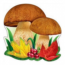 Украшение на скотче Грибы Праздник, 3000356