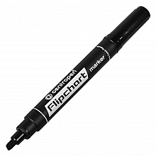 Маркер для флипчарта 1-5мм черный скошенный Centropen, 8560/1Ч