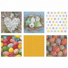 Салфетка для декупажа Love2Art Пасха 1 33х33см (цена за 1 штуку) SDD 1216-01