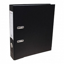 Регистратор 5см черный несъемный механизм LAMARK, AF0601-BK1
