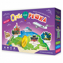 Игра настольная Орёл или решка. Россия. Серия Чудеса планеты ГЕОДОМ, 4607177458519