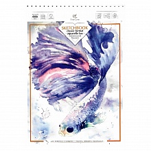 Блокнот для зарисовок А4 20л Aquarelle lux спираль Полином 3077