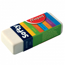 Ластик в картонном футляре MAPED Softy 511790