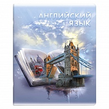 Тетрадь предметная Английский язык 48л клетка Книга знаний Феникс, 60497