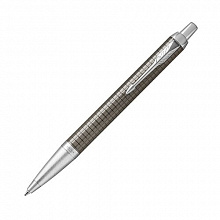 Ручка шариковая автоматическая 1мм синий стержень PARKER IM Premium K322 Dark Espresso CT M 1931683