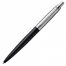 Ручка шариковая автоматическая 1мм синий стержень PARKER Jotter XL K69 Matte Black CT M, 2068358