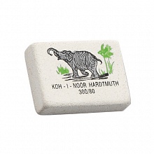 Ластик 26х18,5х8мм белый/цветной Koh-I-Noor Elephant 300/80
