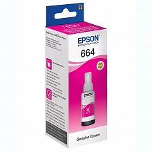 Контейнер с пурпурными чернилами 70мл T6643 EPSON C13T66434A