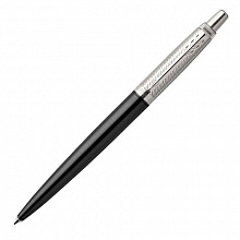 Ручка шариковая автоматическая 1мм синий стержень PARKER Jotter Premium K176 Tower Grey Diagonal CT M 1953194