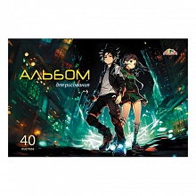 Альбом для рисования А4 40л скоба Аниме КТС-ПРО, С0220-59