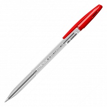 Ручка шариковая 1мм красный стержень масляная основа R-301 Classic Stick Erich Krause, 43186