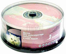 Диск DVD+RW 4.7GB 4x 25шт (цена за шт) Smart Track, ST000304