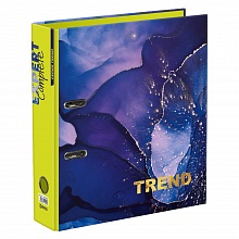 Регистратор 7,5см синий несъемный механизм Expert Complete Marbling, EC751706